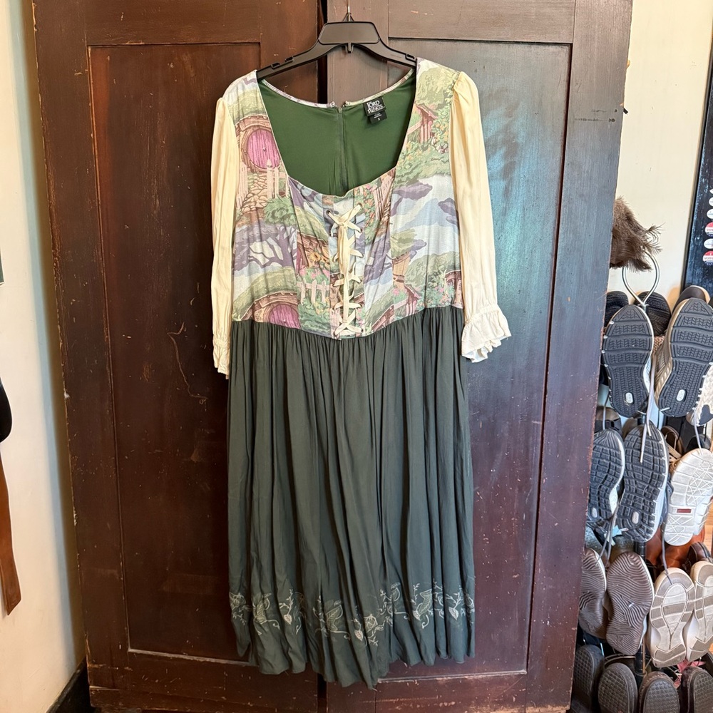 Lord of the Rings Hobbit Shire Renaissance Faire Dress - Picture 1 of 5